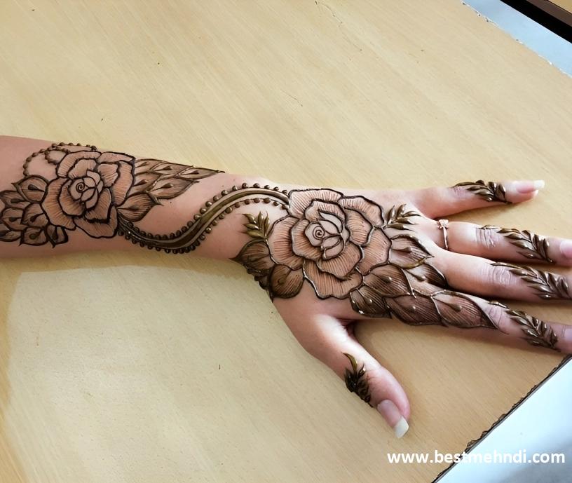 new mehndi design 2023 back hand