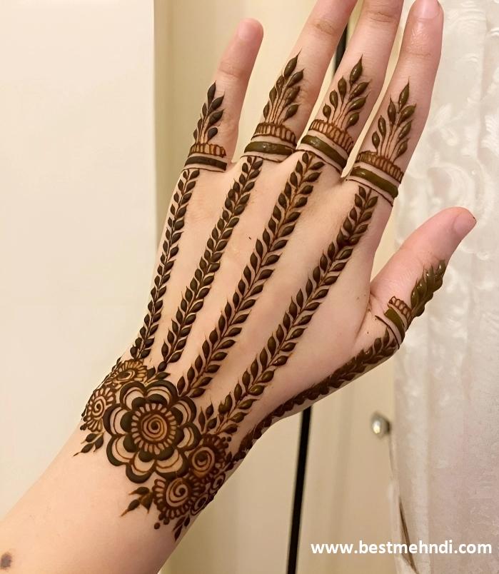 arabic mehndi design 2023 back hand