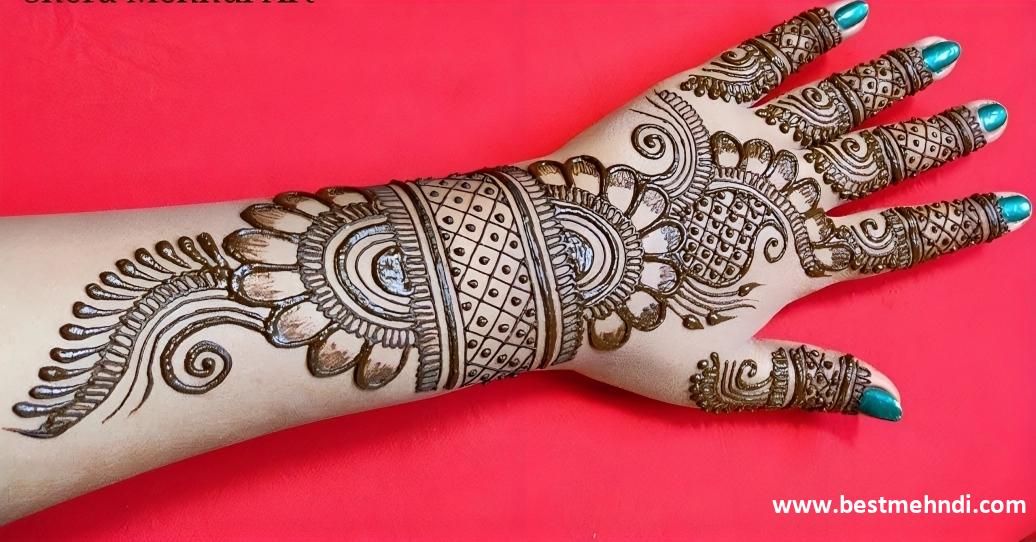 bridal mehndi designs back hand