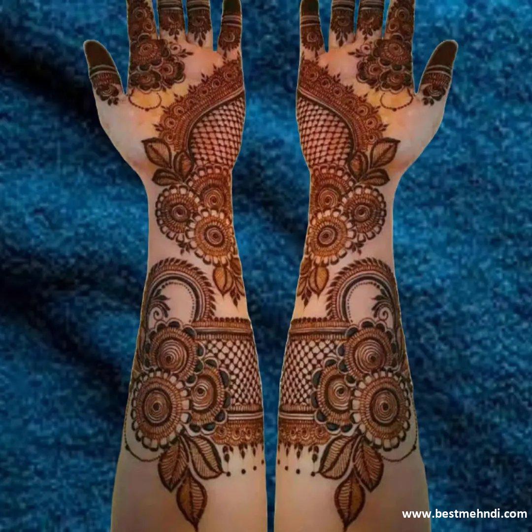 Royal Front Hand Mehndi Design