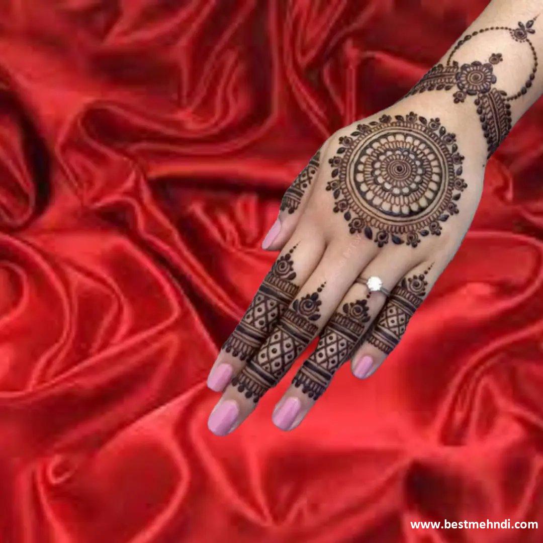 Mehndi Design For Flower