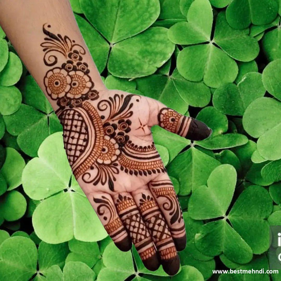 Mehndi Front Hand Design