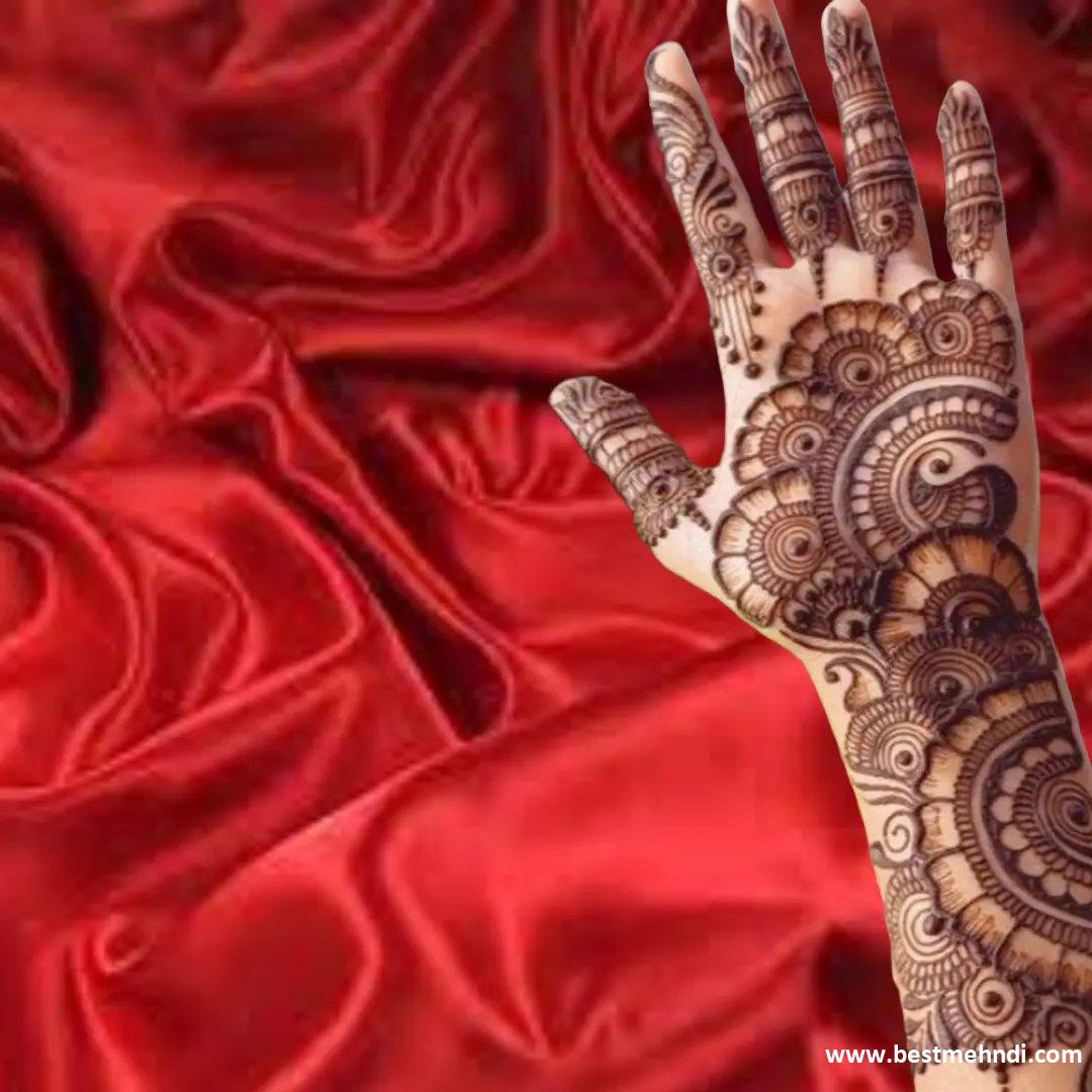 Front Full Hand Mehndi Design