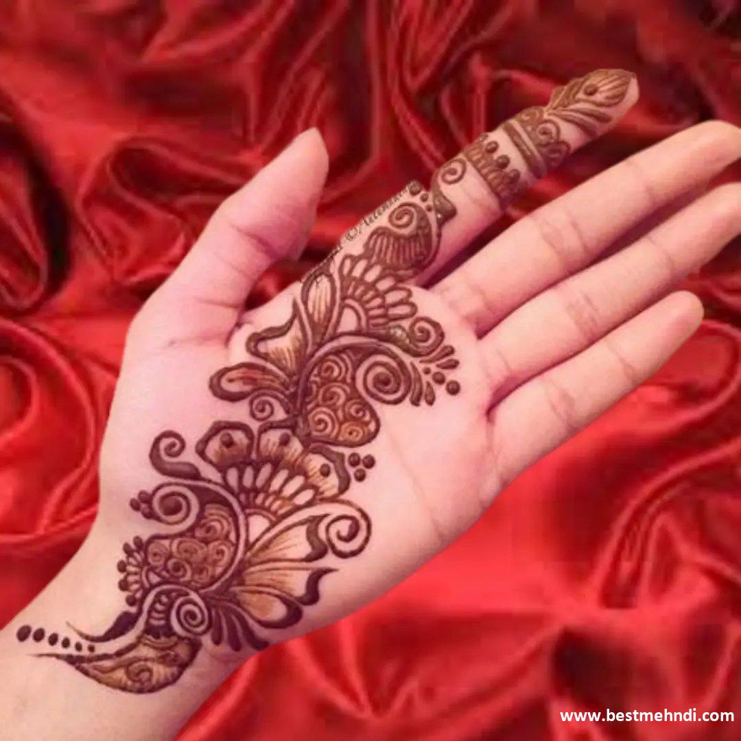 Front Hand Beginner Easy Mehndi Designs