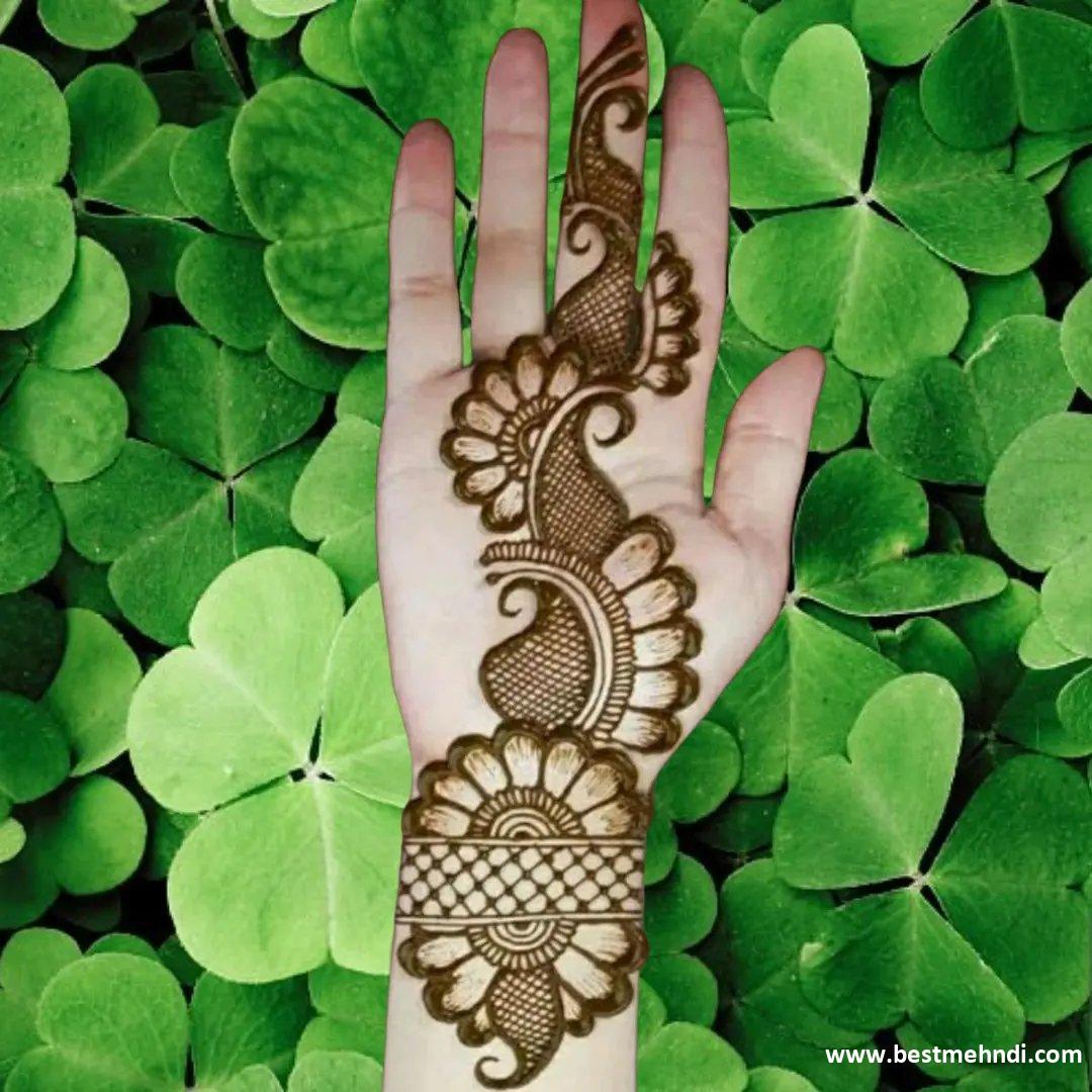 Simple Mehndi Designs For Front Hands