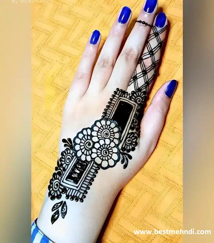 mehndi back hand