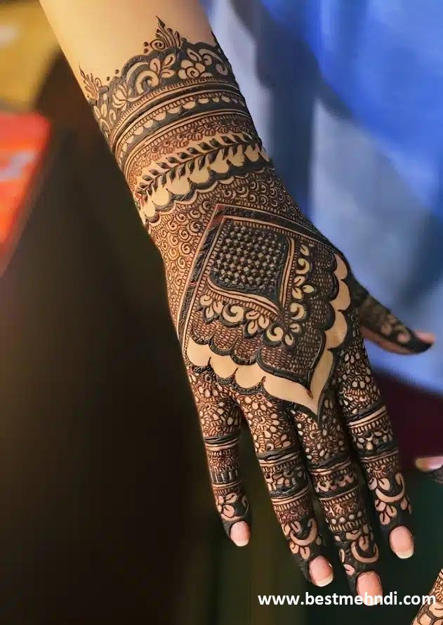 back hand mehndi designs