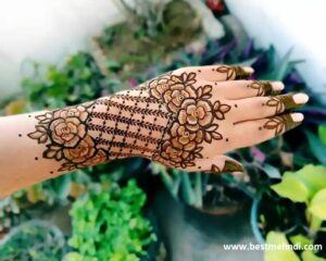 rose-flower-mehndi-design