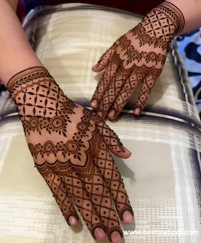 mehndi designs easy back hand