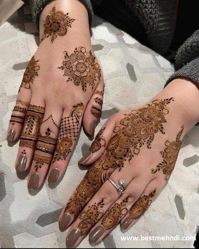 mehndi for back hand