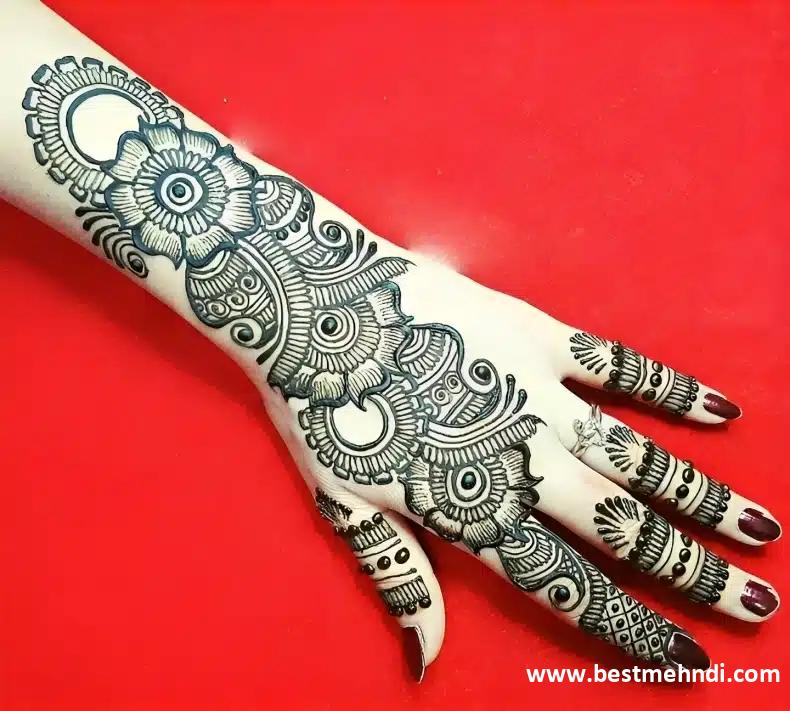 mehndi design 2024 back hand