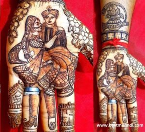 wadding-dulha-dulhan-mehndi-design