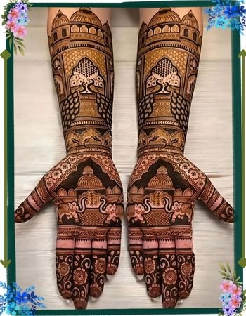 bridal mehndi best design 1
